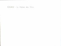 MODERN CARD Colmar the House of the Heads