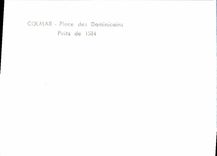 MODERN CARD Colmar Places Dominican Wells of 1584