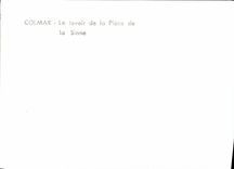 MODERN CARD Colmar the Laundrette of the Place of Sinne Lavender fields