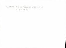 MODERN CARD Colmar Nicl de Cigognes with sight on the Cathedral