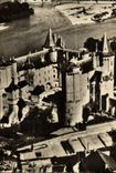 CPM Saumur Vue aerienne du chateau dominant la Loire