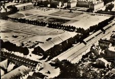 CPM Saumur Vue aerienne sur l'ecole de Cavalerie