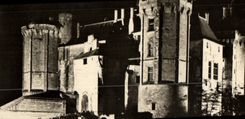 CPM Saumur Le Chateau Illumine