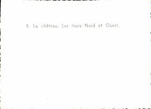 MODERN CARD Saumur the Castle Tours Northern and Western ones