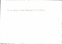 POSTAL MODERNA Saumur el Loire el Mayaud Quay y el castillo