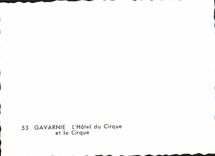 CPM Gavarnie L'Hotel du Cirque et le Cirque
