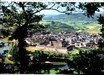 MODERN CARD Picturesque Echternach Panorama of the City