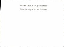 CPM Villers sur Mer Effet de Vague et les Falaises