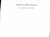 CPM Villers sur Mer Les falaises et la mer