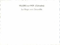 CPM Villers sur Mer La Plage Vers Deauville