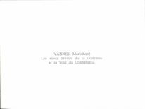 MODERN CARD Valves Old Laundrettes of Garenne and the Tower of the constable