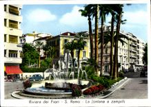 MODERN CARD Riviera dei Fiori Remo Fontana has Zampilli