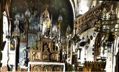 CPM Rocamadour Interi de La chapelle Miraculeuse