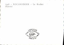 MODERN CARD Rocamadour the Rock