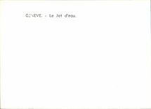 MODERN CARD Geneva the water Jet