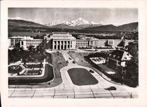 MODERN CARD Geneva and Mont Blanc the Palate of the Nations