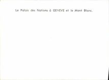 MODERN CARD Geneva and Mont Blanc the Palate of the Nations