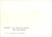 CPM Paris Le palais de Justice