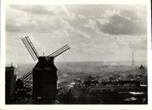 MODERN CARD Paris Seen of the Mill of Wafer