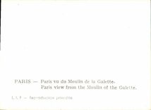 CPM Paris Vu du Moulin de la Galette