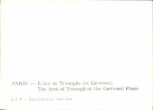 CPM Paris L'Arc de Triomphe du Carrousel