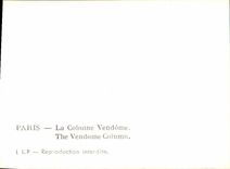 MODERN CARD Paris the Vendome Column