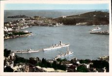 CPM Villefranche L'Escadre en Rade et le Cap Ferrat