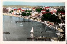 MODERN CARD Juan Pines Seen from of the Hotel Beautiful Banks