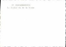 CPM Rocamadour Le Rocher Vu de La Route