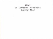 MODERN CARD Rheims the Cathedral Northern Notre Dame Brace