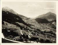 MODERN CARD Sepey Road of Leysin and the Valley of Ormonts