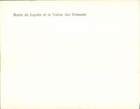 MODERN CARD Sepey Road of Leysin and the Valley of Ormonts