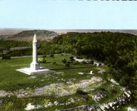 MODERN CARD Pilgrimage of Notre Dame of Sion Seen of the Monument Bars