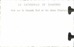 CPM Chartres La Cathedrale Vue Sur la Facade sud et les Deux Clochers