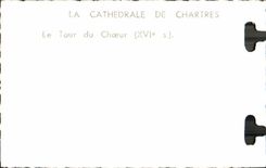 CPM Chartres La Cathedrale Le Tour du Choeur