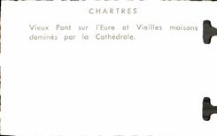 POSTAL MODERNA puente del viejo hombre de Chartres en la E