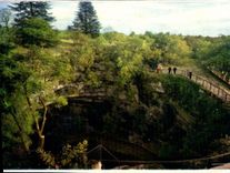 MODERN CARD Pit of Padirac the Opening of the Pit