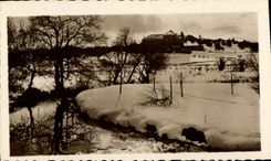 CPM Ifrane sous la neige La riviere et le Balima