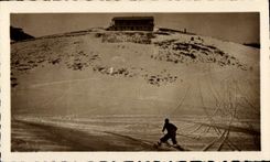 CPM Ifrane sous la neige Le chalet du Ski Club au Tizi N Tretten