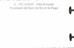 MODERN CARD Arcachon Dimensions Money Walk of the Seaside and the Beach