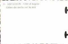 MODERN CARD Arcachon Dimensions Calm Money of Malignant On the Sea