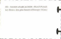 CPM Bassin d'Aracachon Pilat plage Les dunes 