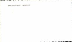 MODERN CARD Gavarnie Road of Gedre