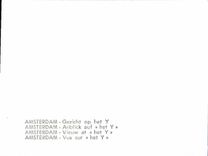 CPM Amsterdam Gezicht op het Bateaux