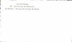 MODERN CARD the Caves De Betharram the River Passage of the Gate of Dante