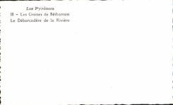 MODERN CARD the Caves De Betharram the Unloading dock of the River