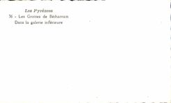 MODERN CARD the Caves De Betharram In the Lower gallery