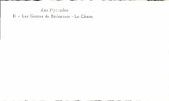 MODERN CARD the Caves De Betharram Chaos