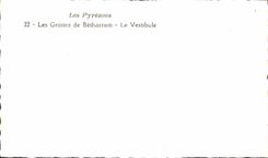 MODERN CARD the Caves De Betharram the Hall