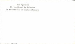 MODERN CARD the Caves De Betharram Descent in the lower Caves